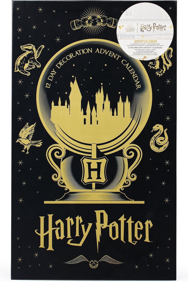 Harry Potter - Adventskalender 12 dagen - Kerstornamenten - Officieel Merchandise Wizarding World