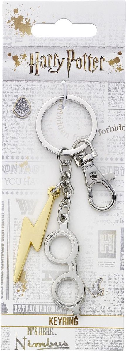 Harry Potter Glasses & Lightning Boly Keychain Sleutelhanger