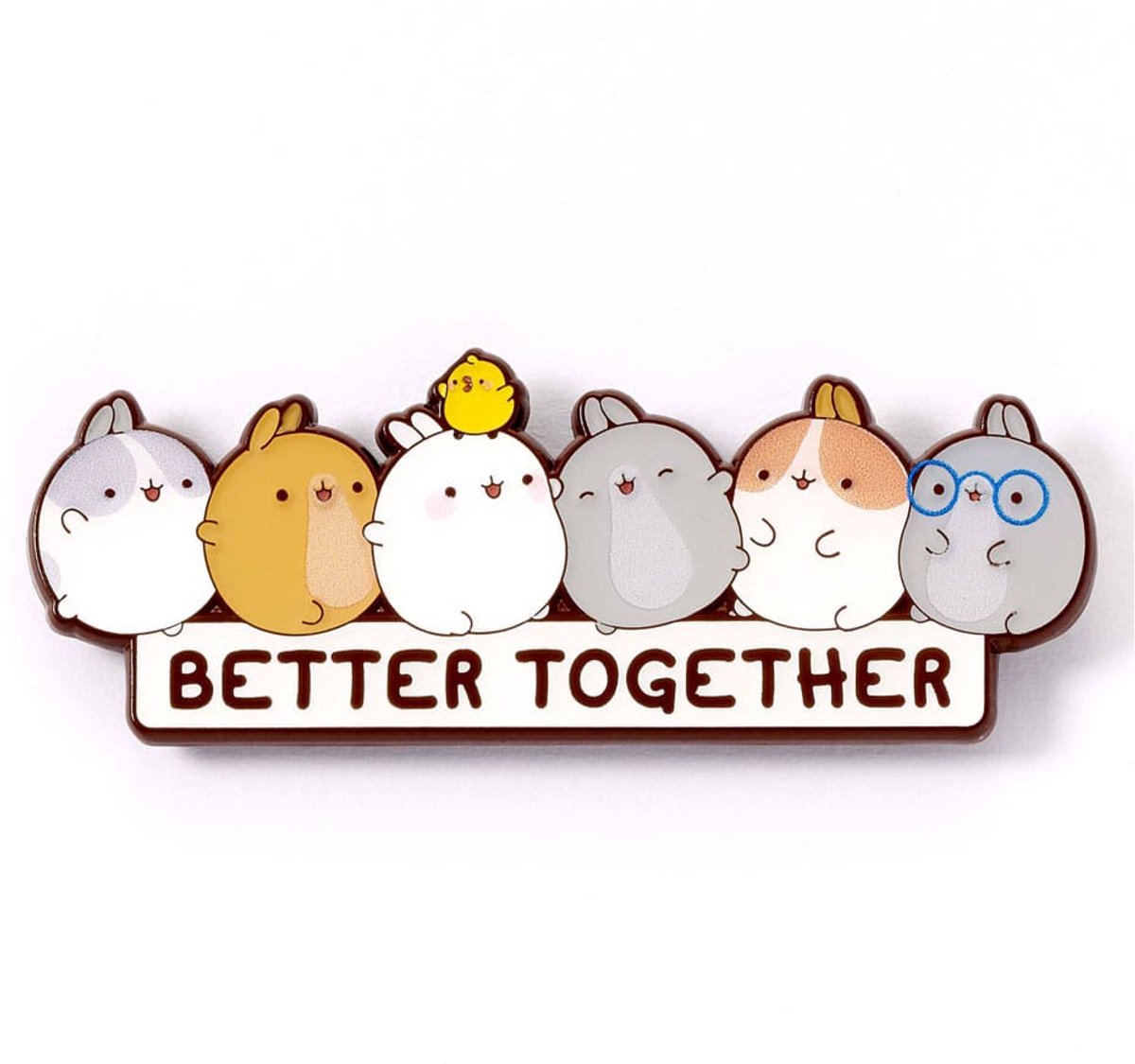 The Carat Shop Molang Pin Badge Better Together Pins & Brooches