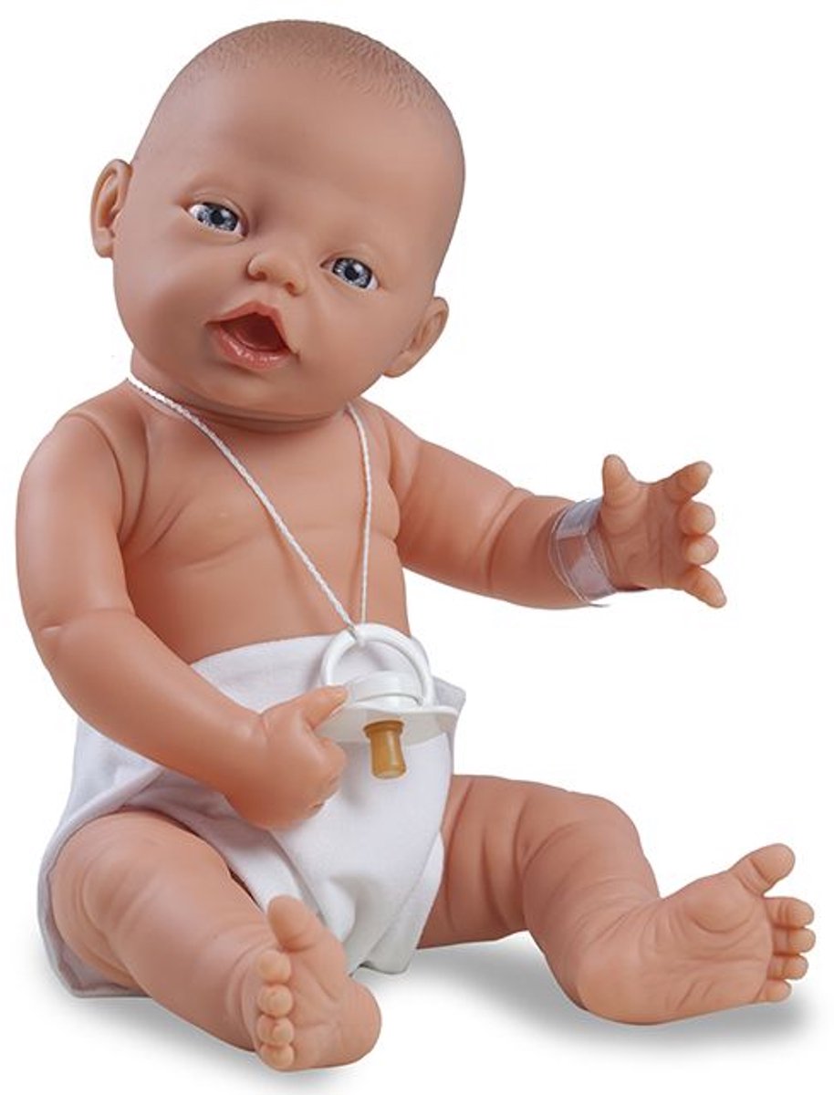 Babypop 45 cm jongen Luca vrolijk.