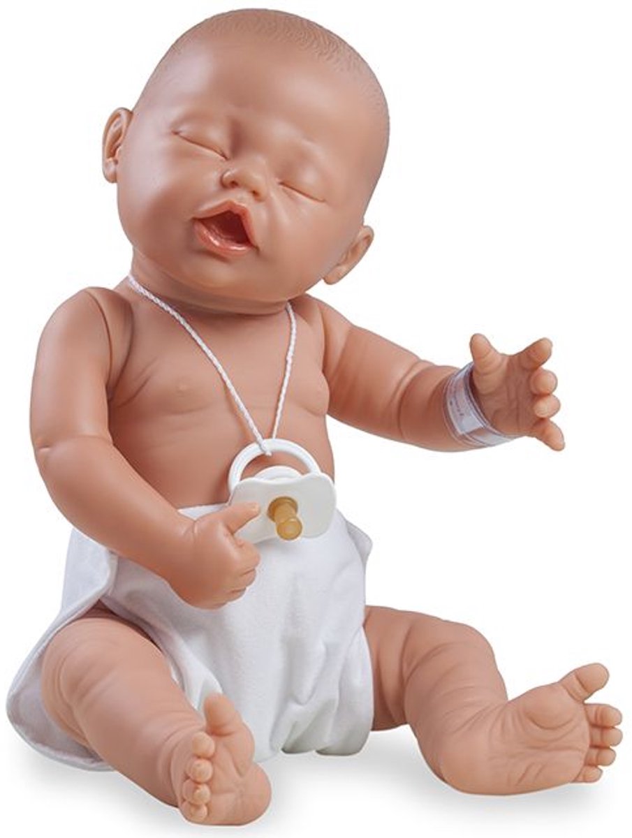 Babypop 45 cm meisje Mila slapend.