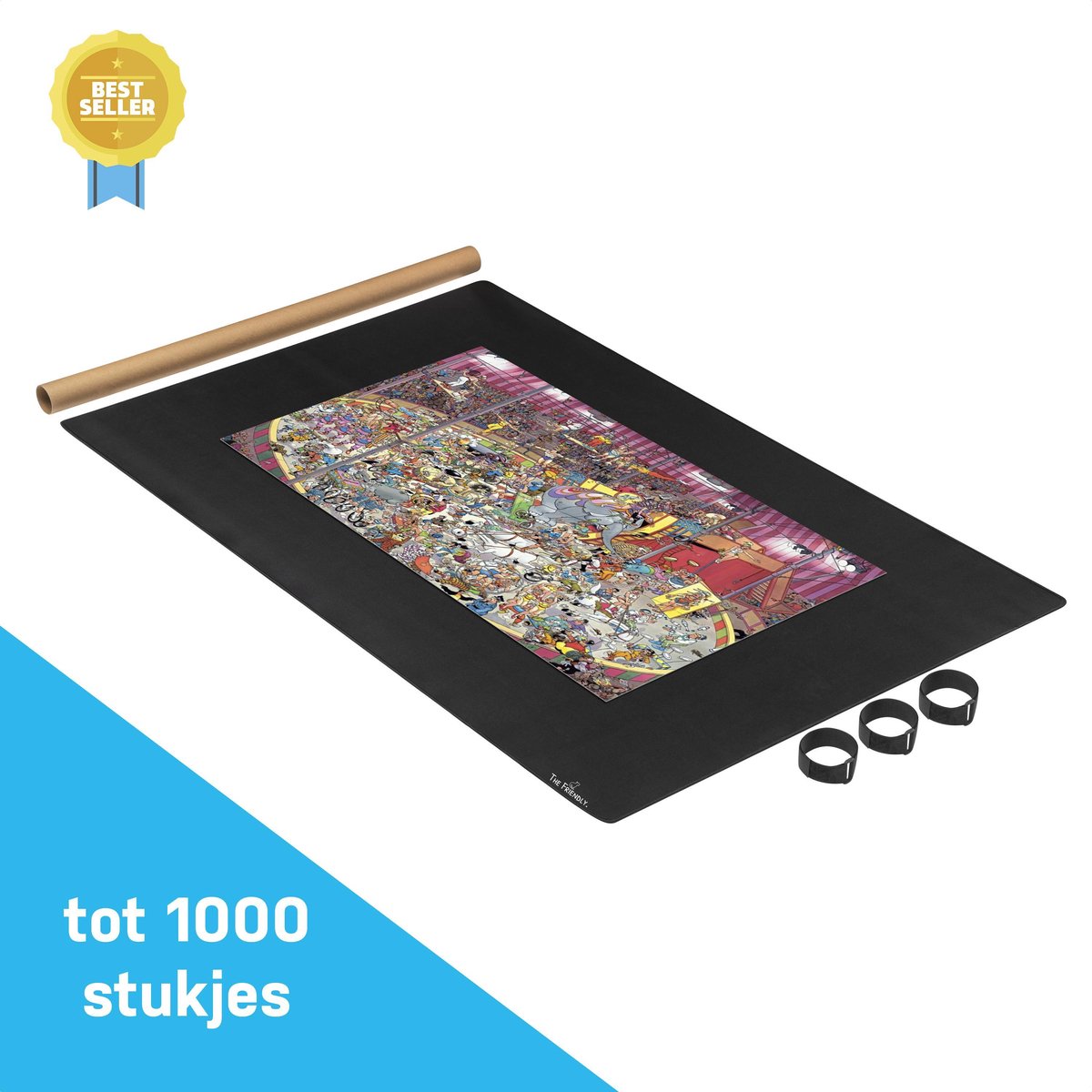   voor Legpuzzel - Antislip -   1000 Stukjes - Puzzel Opbergsysteem - Portapuzzle Puzzelmap