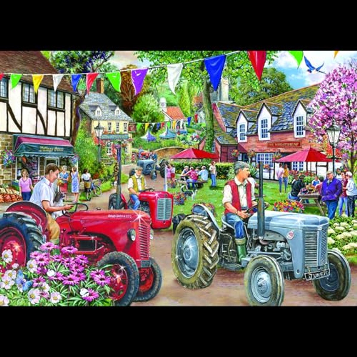 No.27 - Tractor Parade 1000 Stukjes Find the Differences