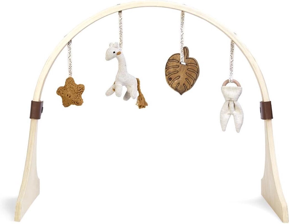 The Little Green Sheep Curved Play Gym Safari Giraffe
