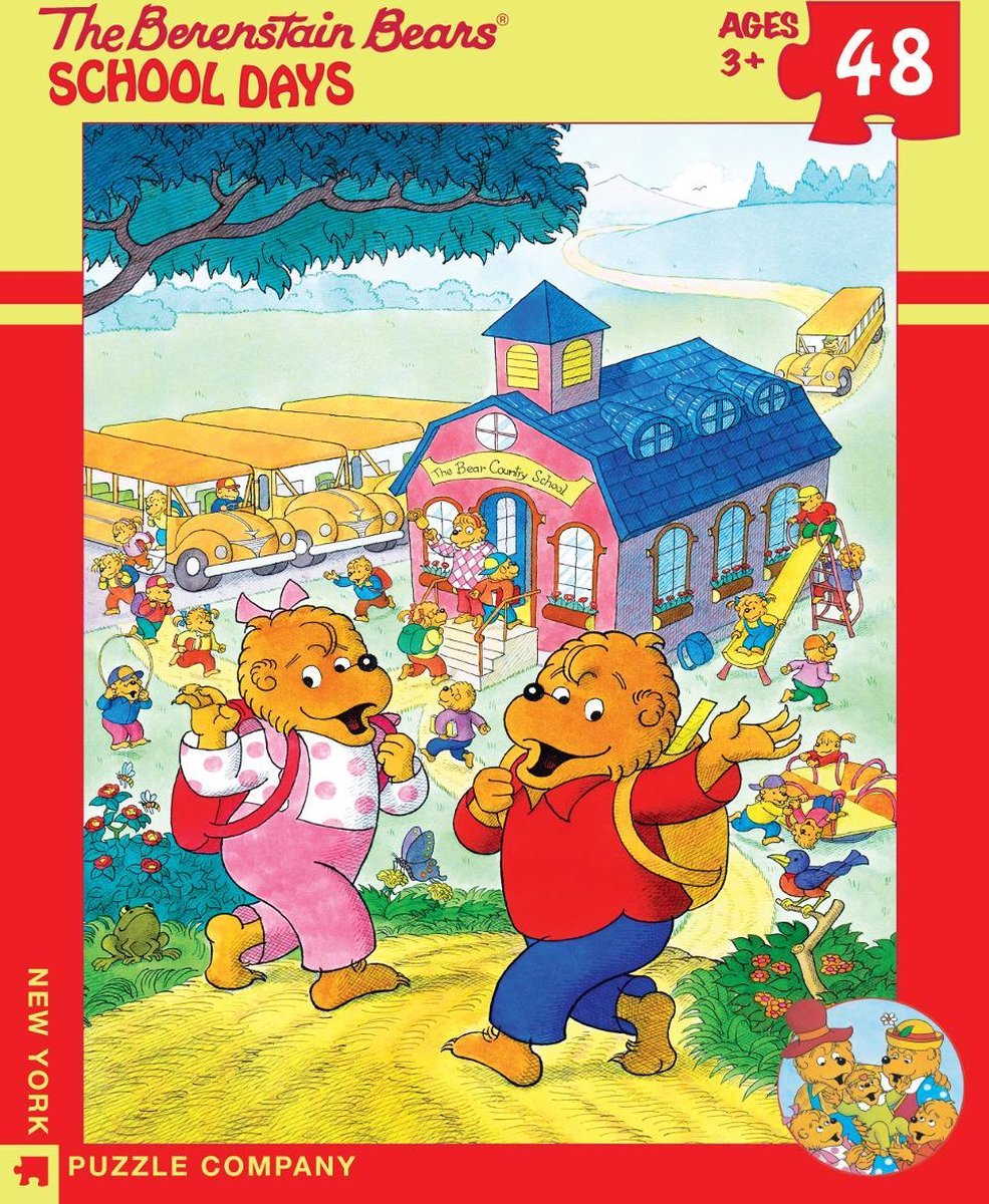 Berenstain Bears: School Days (School Dagen); kinderpuzzel van 200 stukjes
