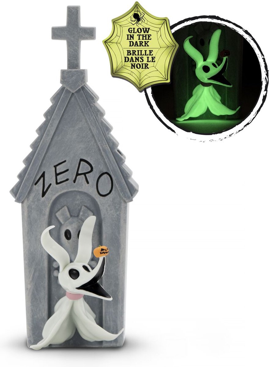 The Nightmare Before Christmas Zero - Glow in the Dark Unisex Spaarpot - grijs - Standard