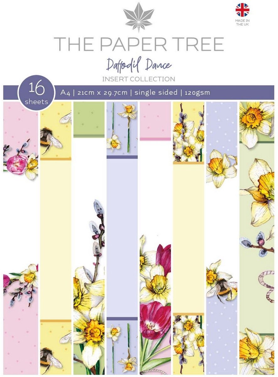 The Paper Tree Daffodil dance insert collection A4