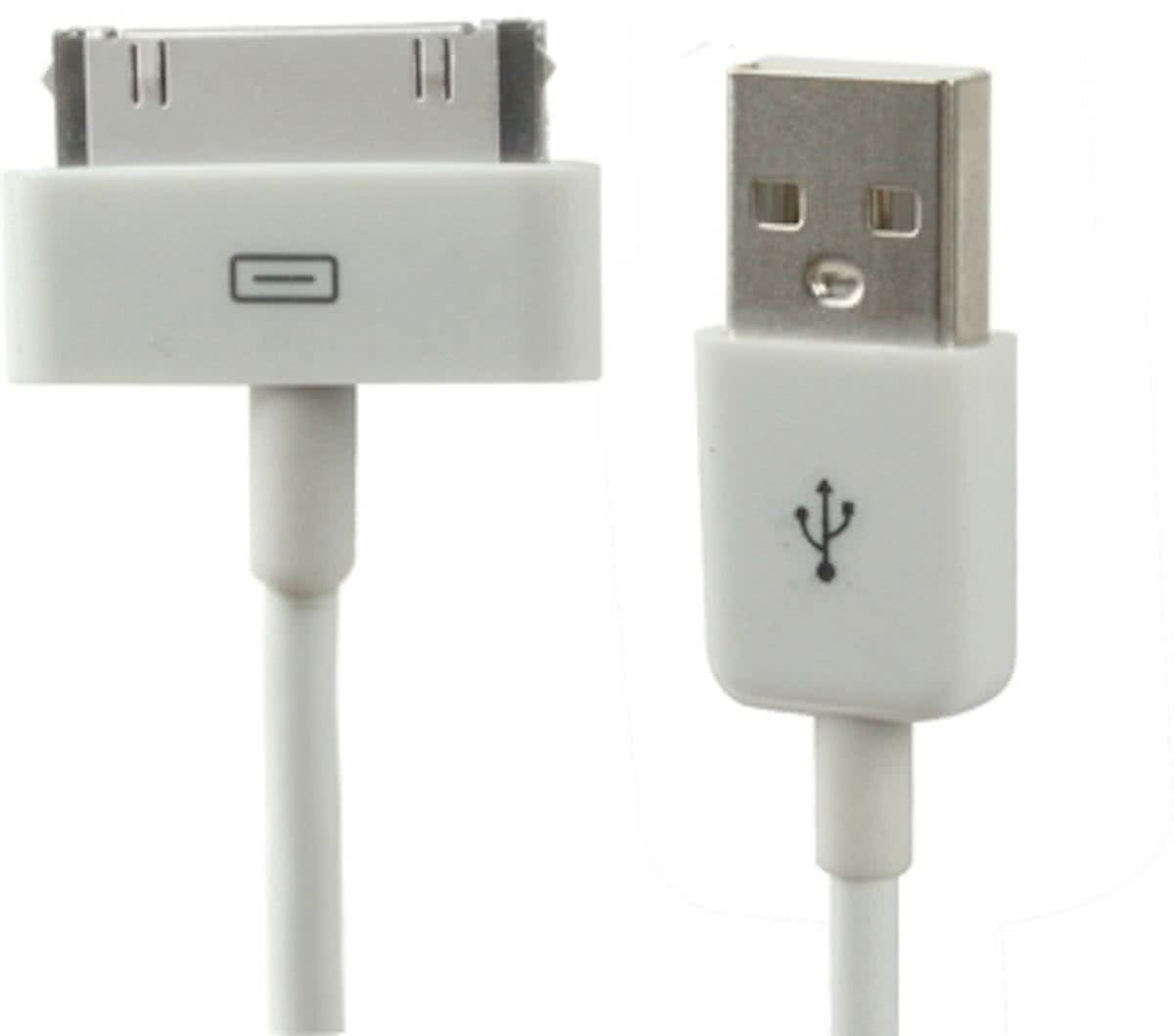 100cm. Data en Oplader USB Kabel voor Samsung Galaxy Tab en Galaxy Note serie Wit