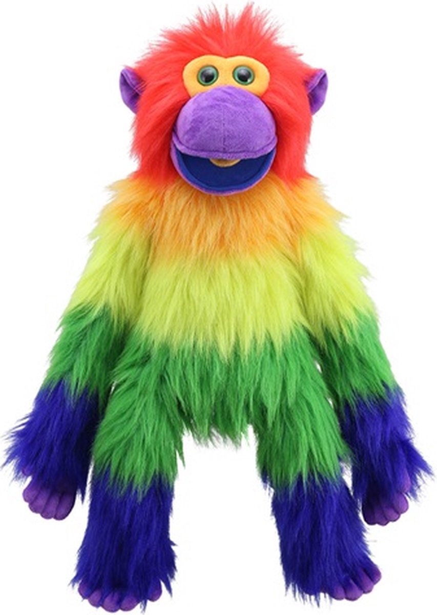 Puppet Company handpop Rainbow Monkey 60cm