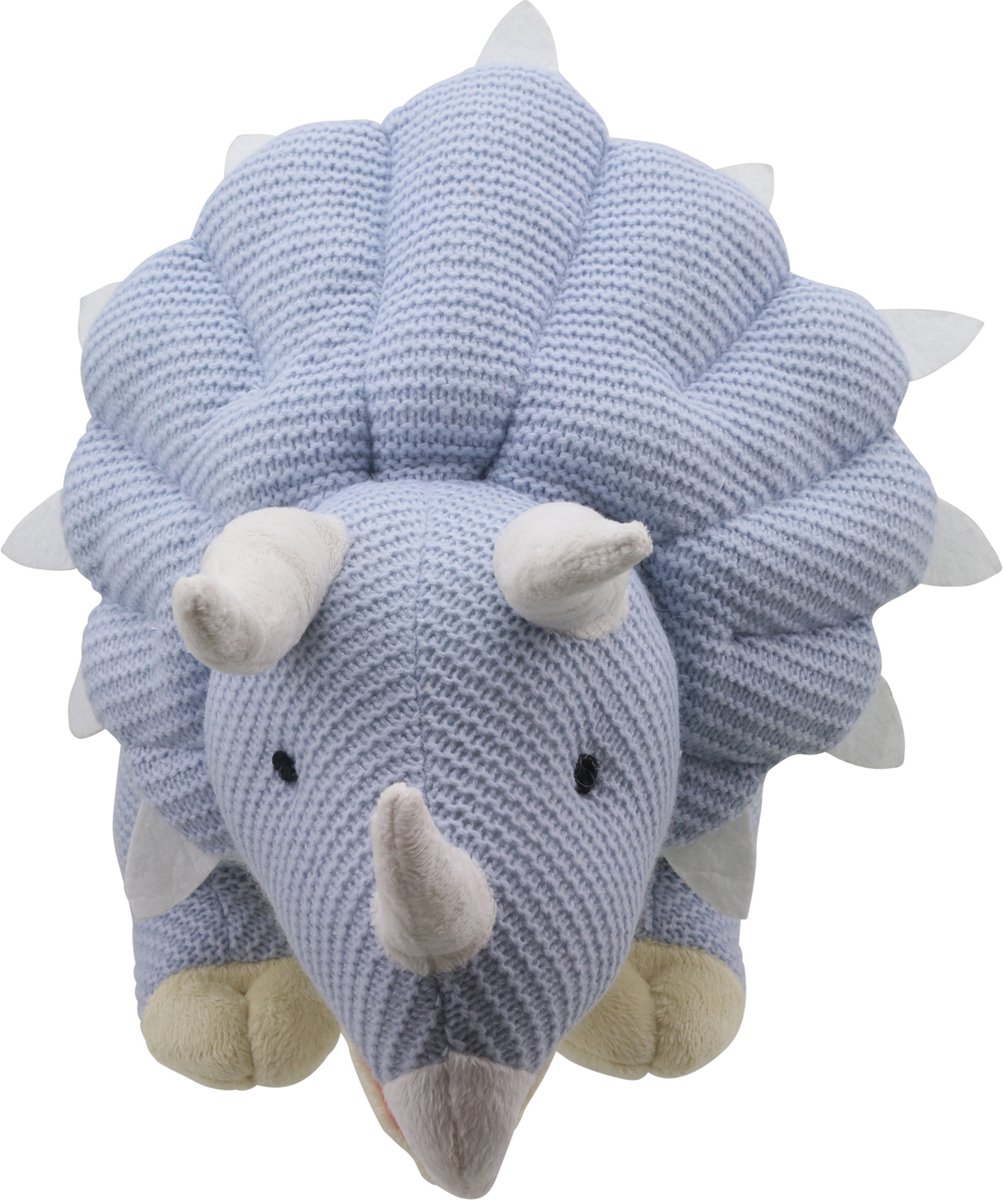 The Puppet Company knuffel - Triceratops dinosaurus groot pluche speelgoed.