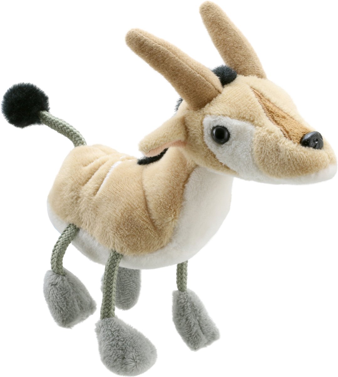 The Puppet Company vingerpop antiloop - handpop speelgoed.