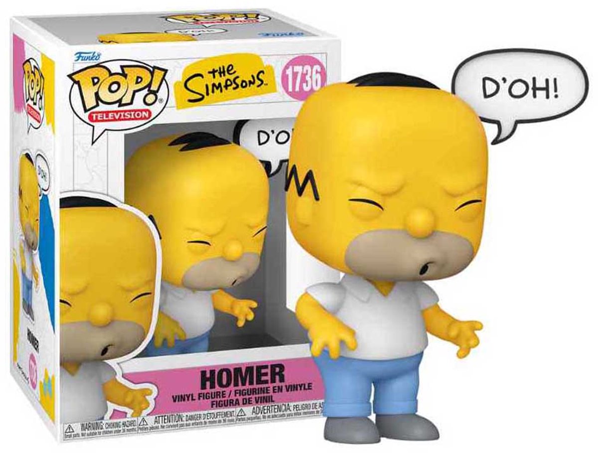 The Simpsons Homer vinylfiguur 1736 Unisex Funko Pop! - Neutraal - Standard