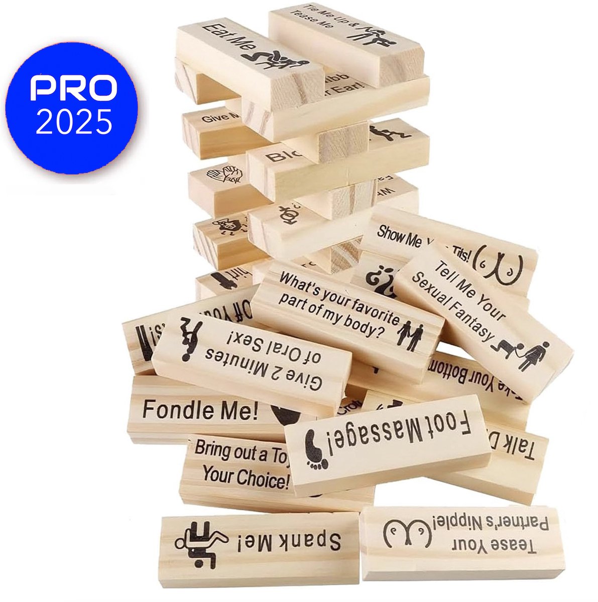 Couple Game Blocks - Sex - Koppel Spel - Koppels - Date Nights - Valentijn - Koppel Spelletjes - Relatie - Naughty Games - Erotiek