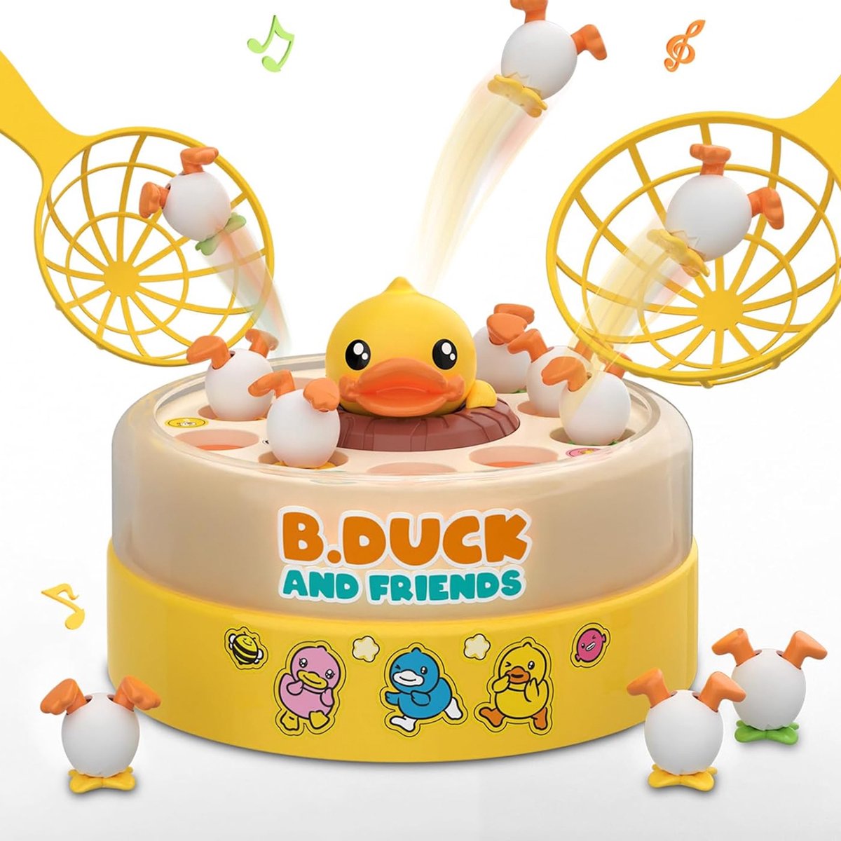Duckplay - B Duck Spel - Eendjes Vangen - Duck Catcher - Eend Speelgoed - Fijne Motoriek - Montessori Speelgoed - Duck Game - Duck Play - De Duckplay