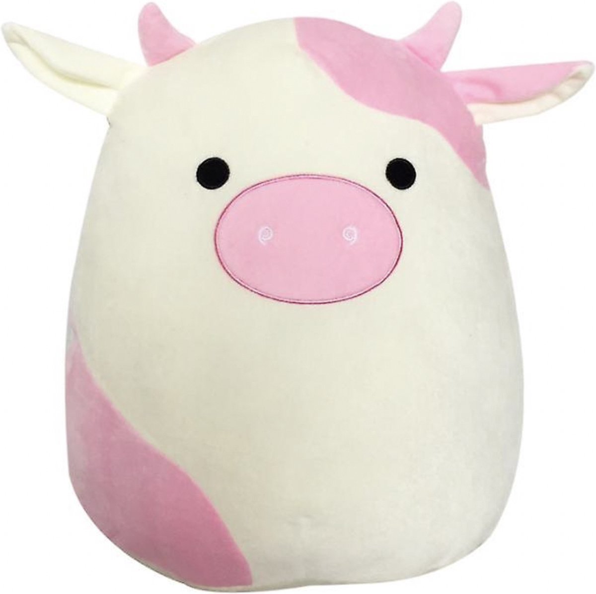 Kawaii Knuffel - Squish - 30CM - Roze Koe Squishy - Kawaii Kussen - Pluche Kussen - Cadeau Kinderen & Volwassenen