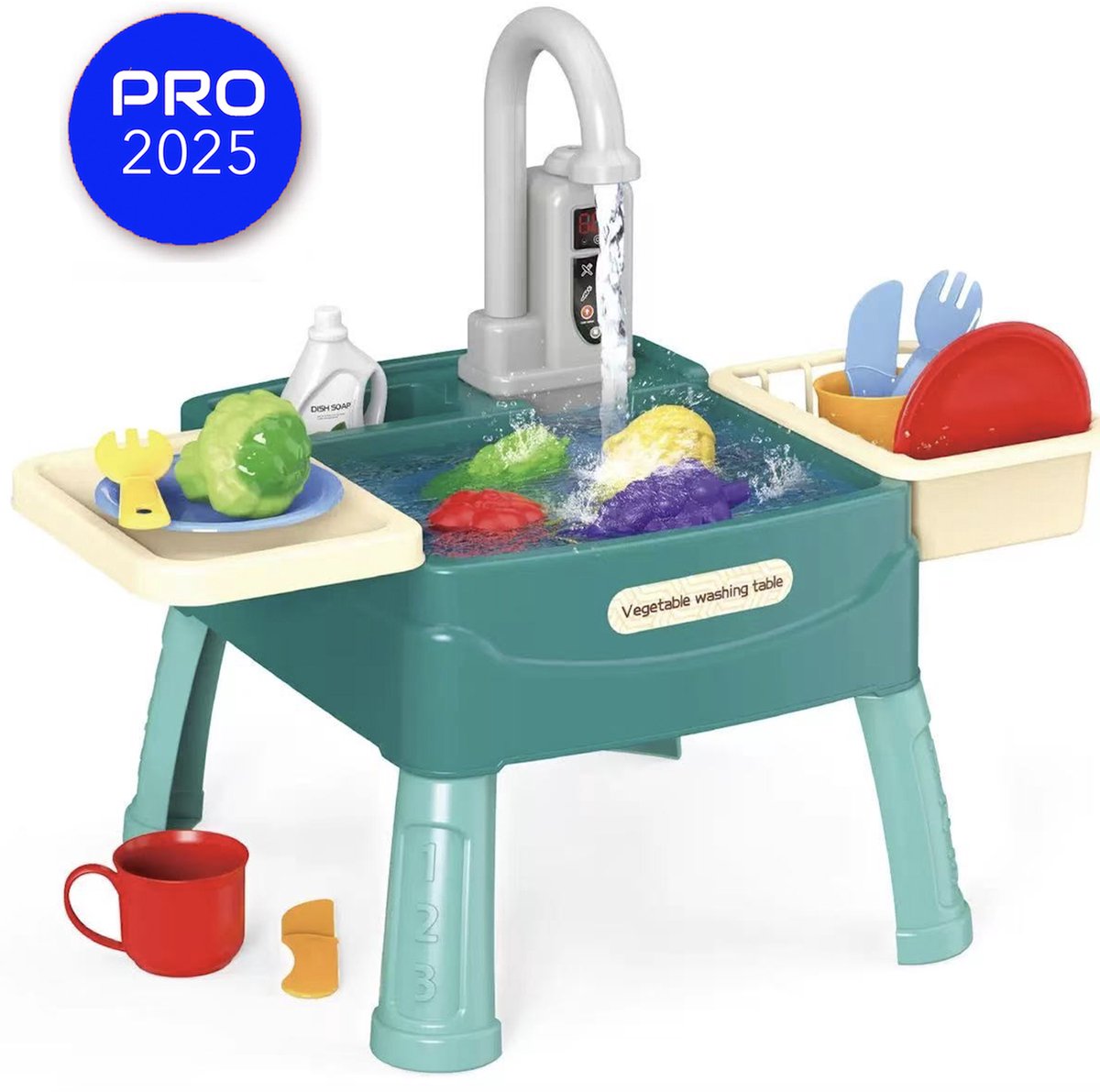 Waterwonder Speelkeuken - Speelkeuken Set Magische Kraan - Buitenkeuken Kind - Keuken Voor Kinderen - Speelkeuken Buiten - Tuin - Fijne Motoriek - Montessori Speelgoed - Keukentje