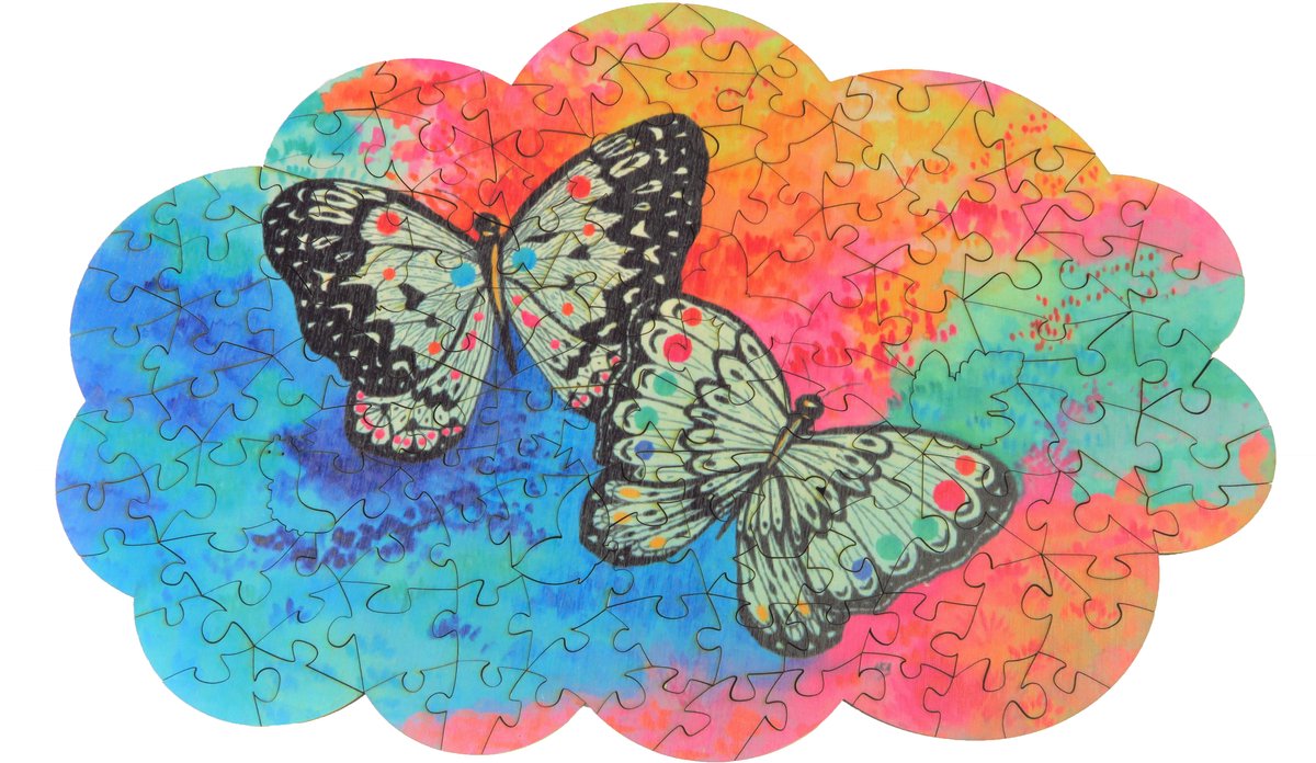 The Wild Puzzle houten puzzel Enchanted Stroll 140 stukjes.