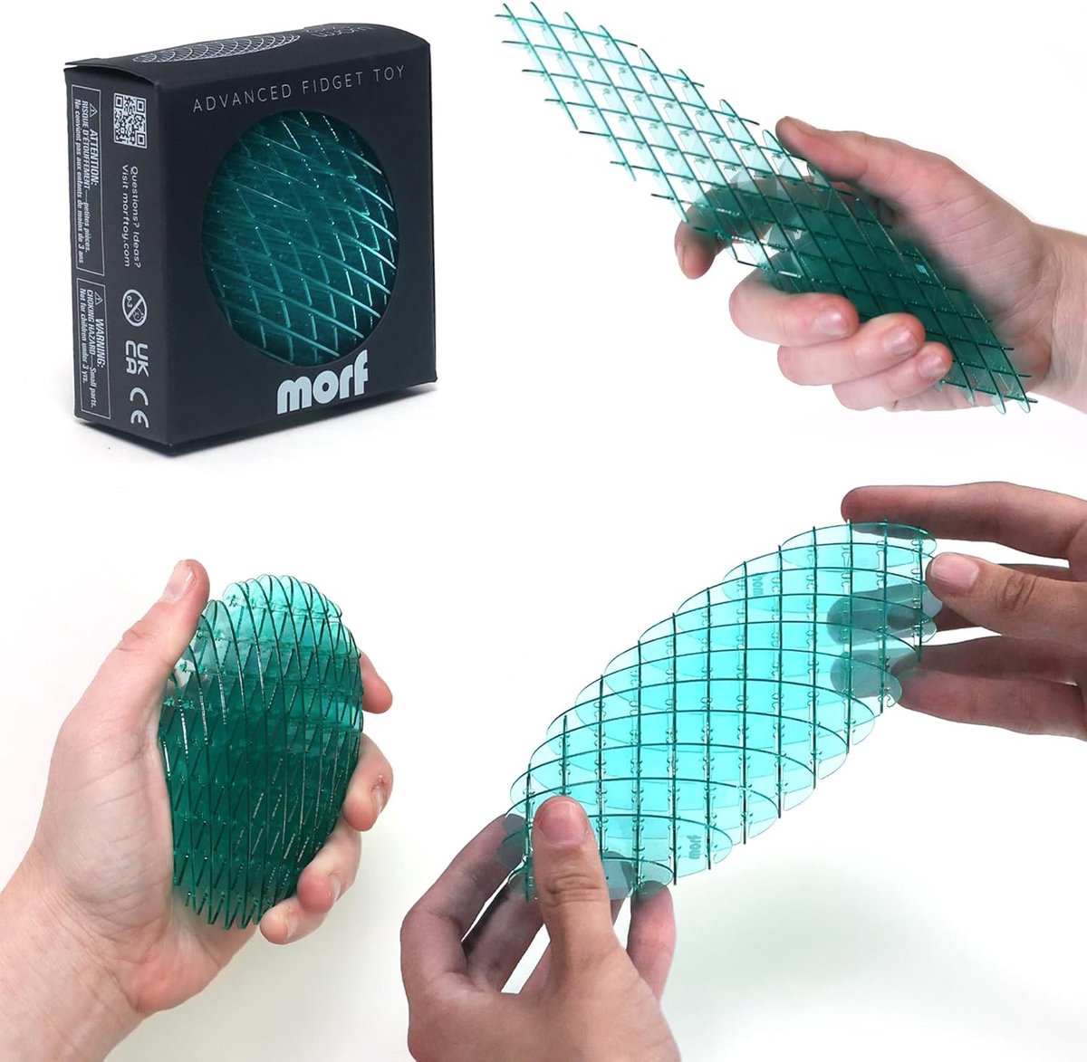 Morf Fidget Worm Speelgoed - Flexibel 3D Sensorisch Slakvormig Speelgoed voor Kinderen - Fidget Toy - Stressbal