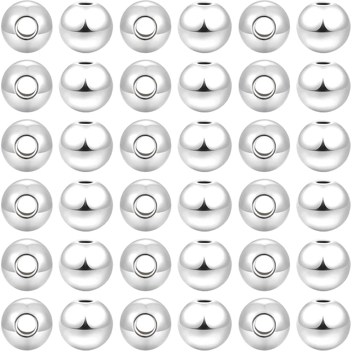   - 925 Sterling Zilveren Kralen 140 Stuks - Zomer Hawaii Sieraden Maken