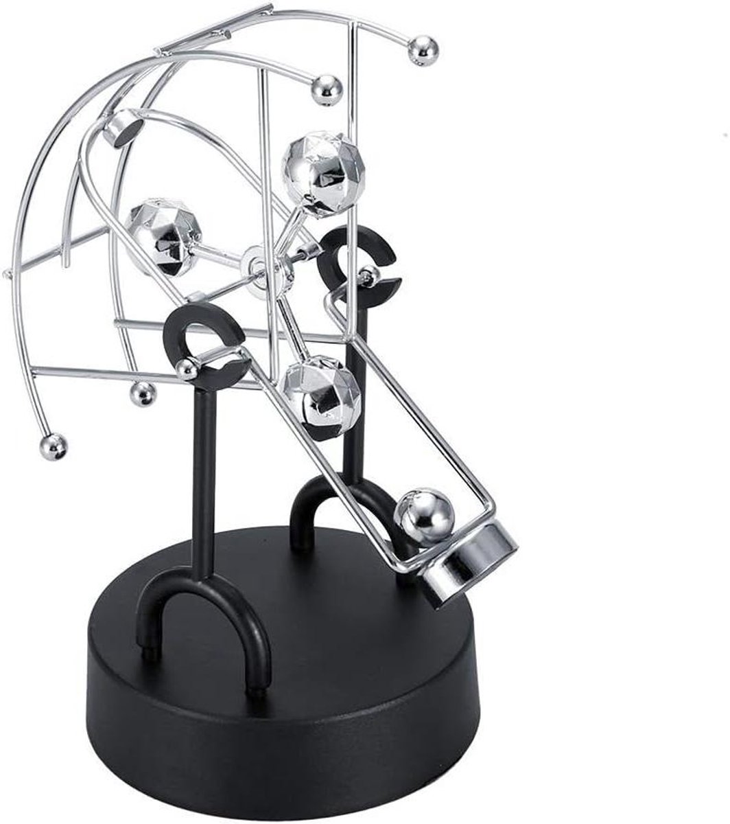   - Bureau Decoratie Speelgoed voor Kantoor - Draaiende Semi-globe Vorm Perpetual Motion - Natuurkunde Wetenschap Kunst - Interactief Wetenschappelijk Speelgoed