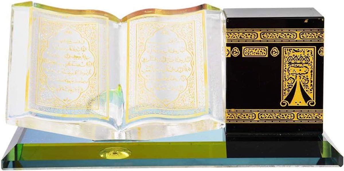 TheLau - Moslimkristal vergulde kaaba miniatuur model - Islamitische architectuur decoratie