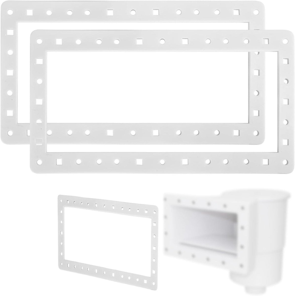 TheLau - Vervangingsdichting voor Poolskimmer, Geschikt voor Boven Grondse Zwembaden, 2 Stuks, 3/4