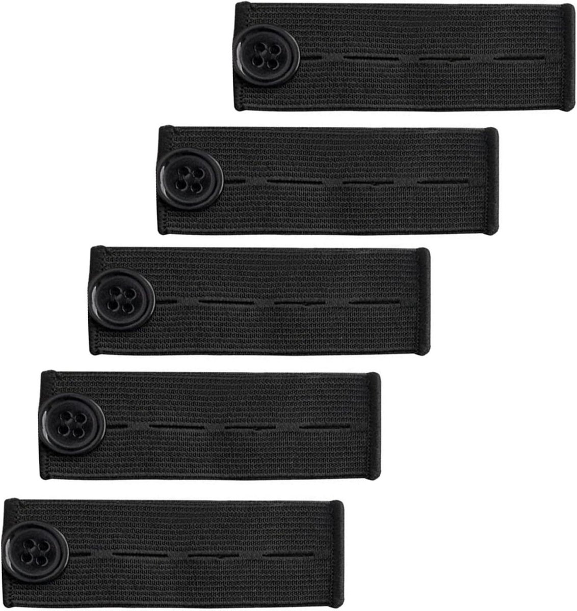 Thelau - Verstelbare Taille Verlenger - Set van 5 - Kledingmaat Verlenger met Knopen