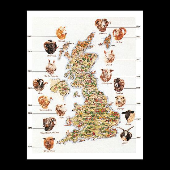 2013A Exmoor Horn Borduurpakket