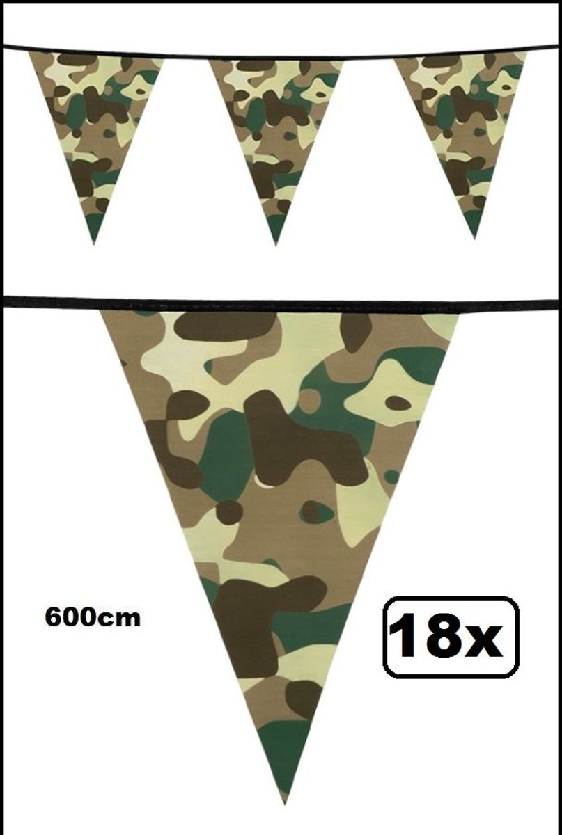 18x   Camouflage 6 meter