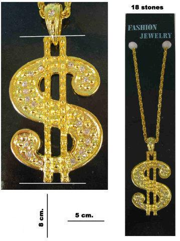 Collier $ groot goud