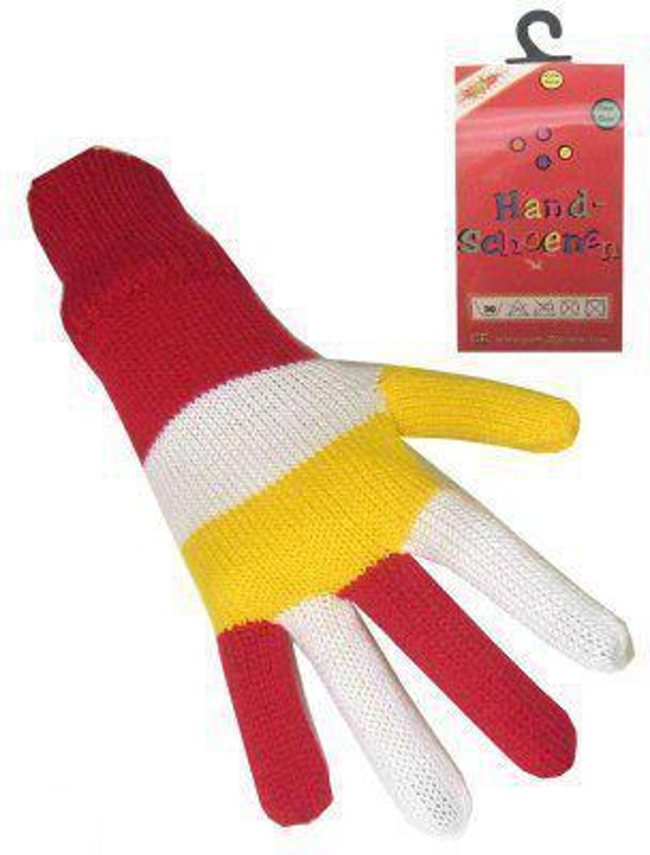Handschoenen Oeteldonk - One Size - Rood Wit Geel