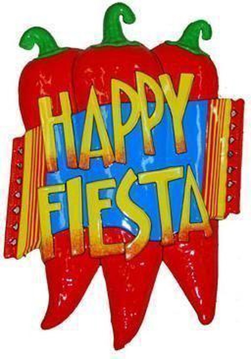 Happy Fiesta wanddecoratie 54 cm