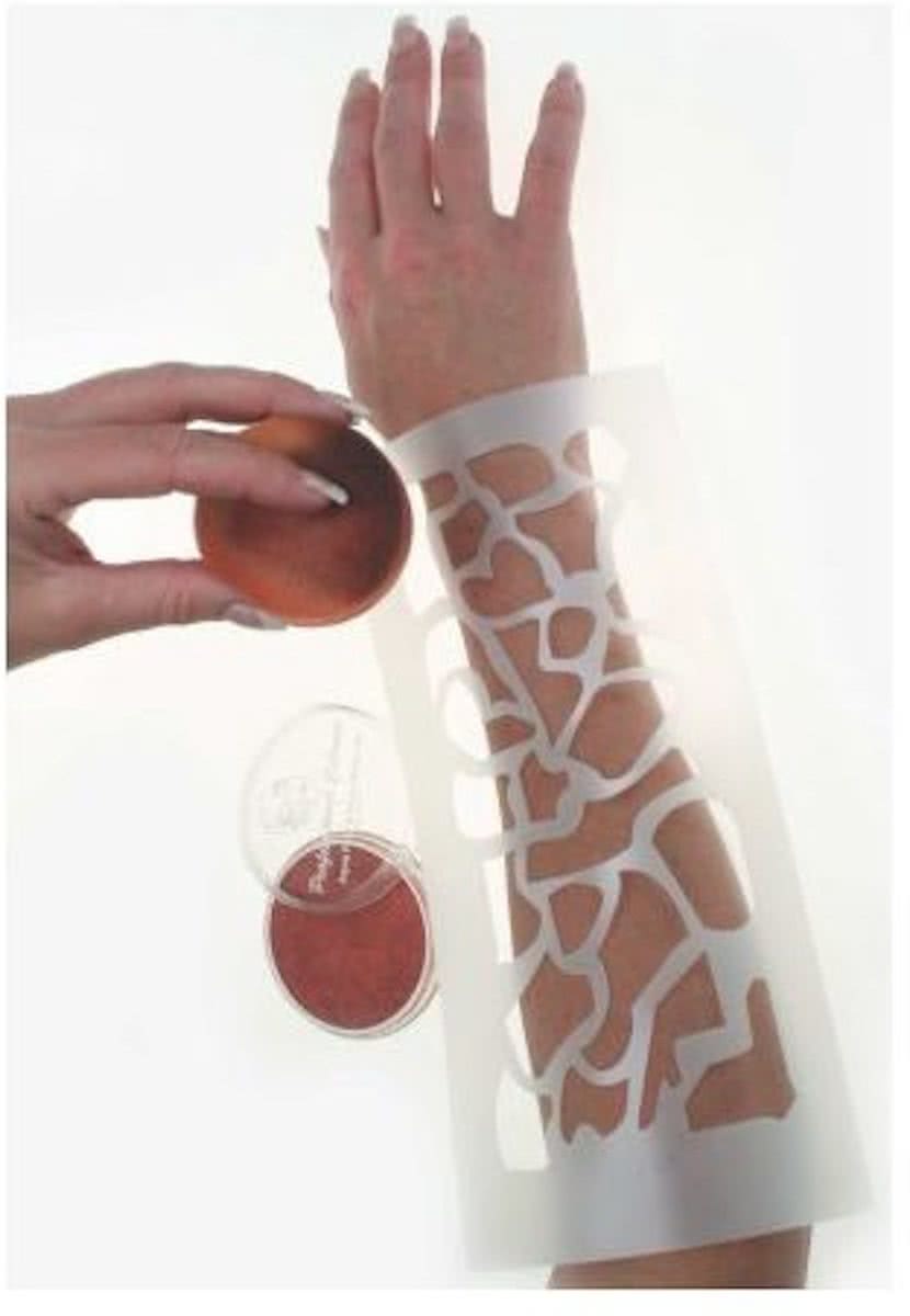 Schminksjabloon Mozaieken groot