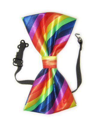 Vlinderstrik regenboog kleuren