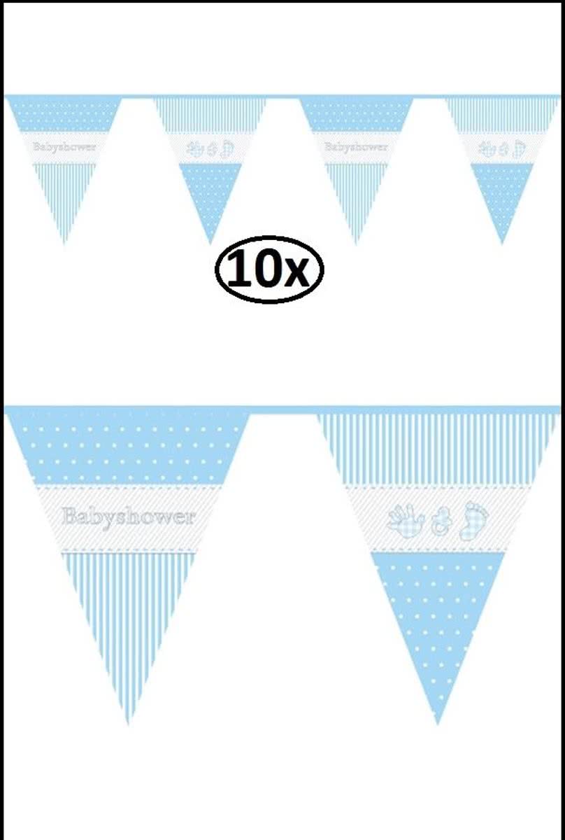 10x   pe 10 m BABYSHOWER jongen