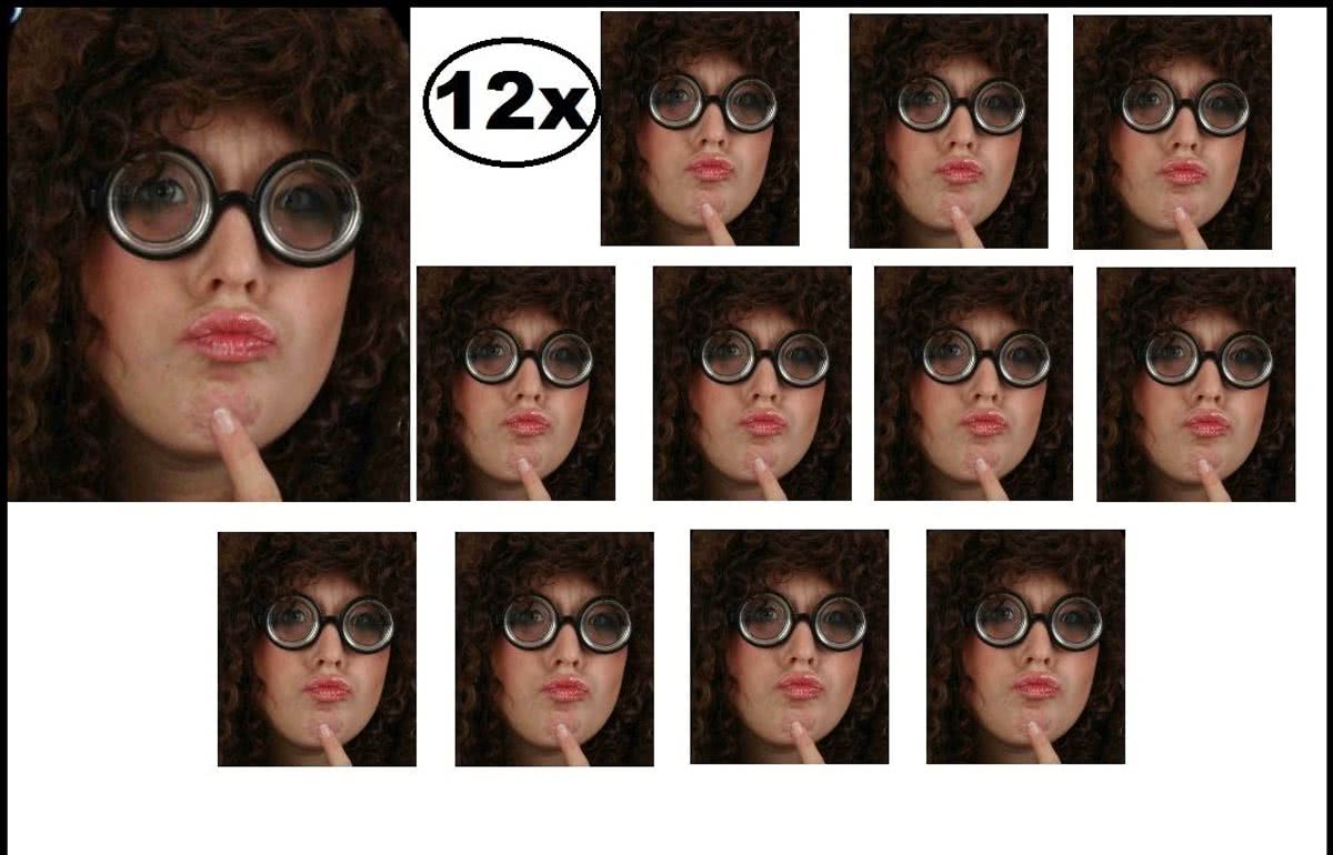 12x Jampot bril + dikke glazen