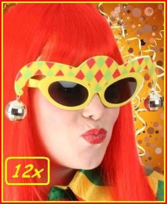 12x Narren bril