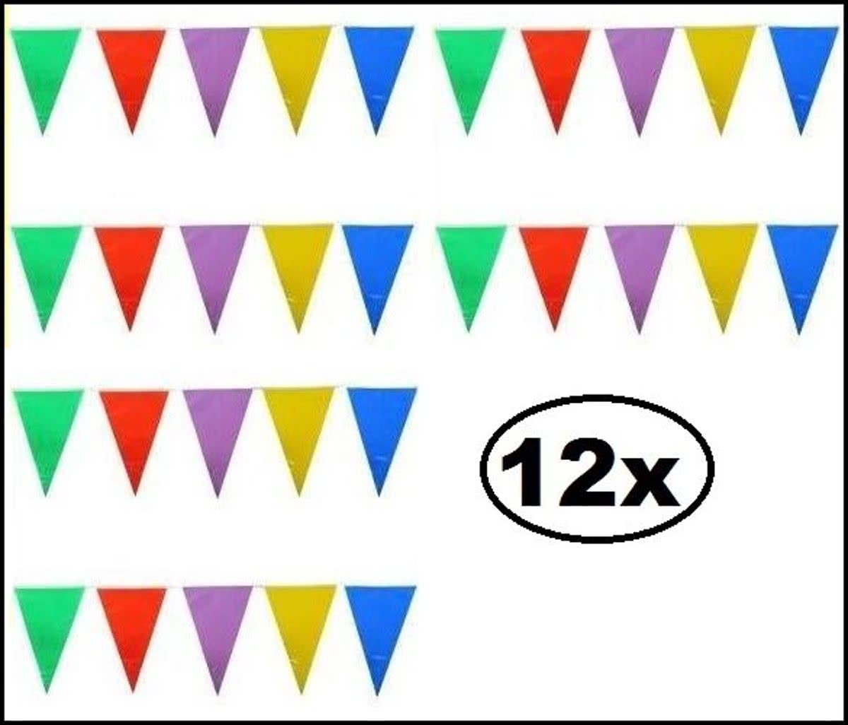 12x   gekleurd 10 meter