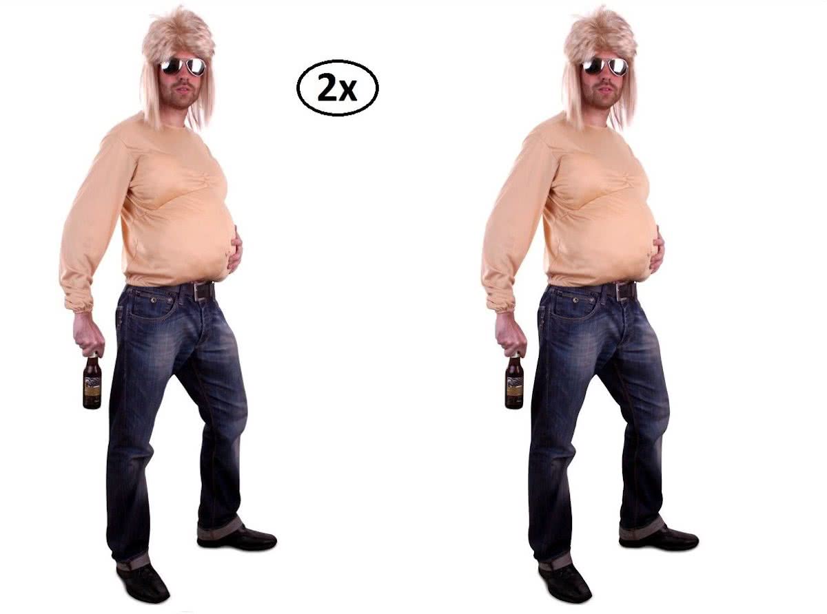 2x Bierbuik shirt one size
