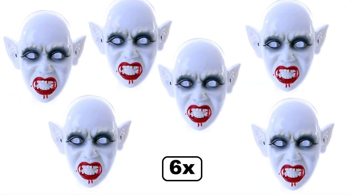 6x Zombie masker Ma