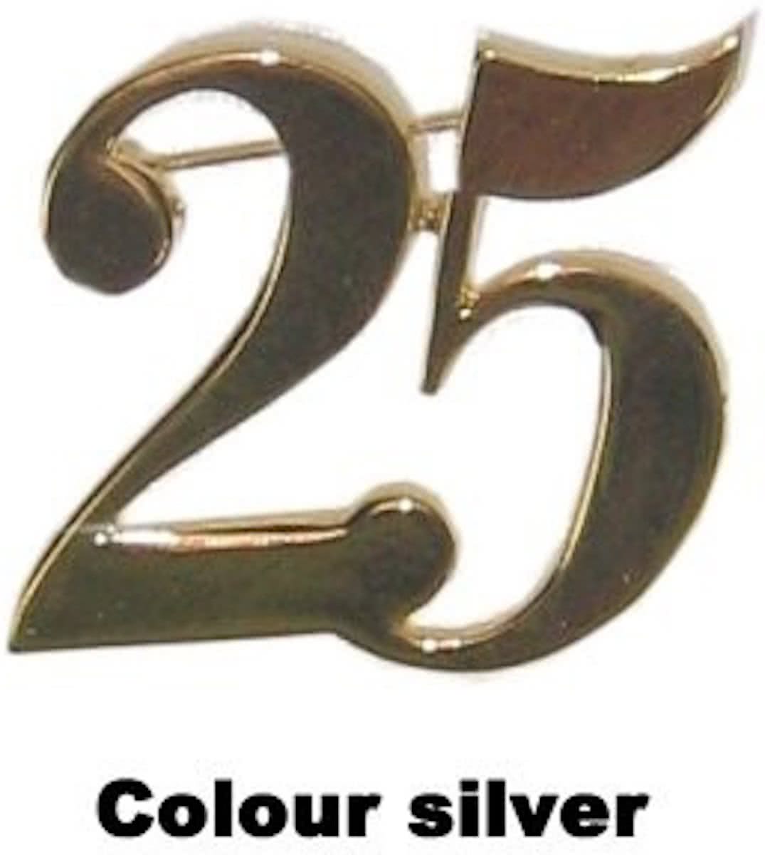 Steekpin 25 goud