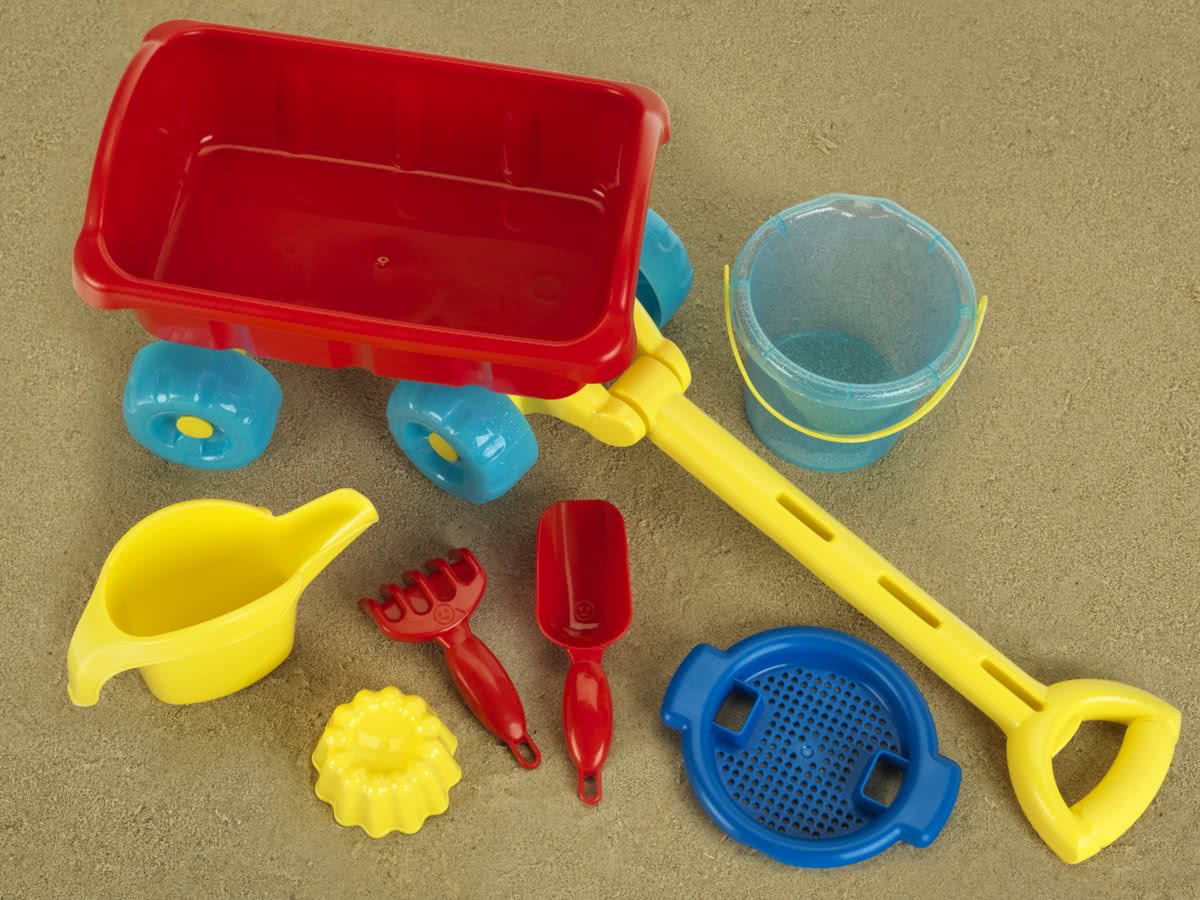 Aqua Action Zandspeelset - Handkar met Accessoires