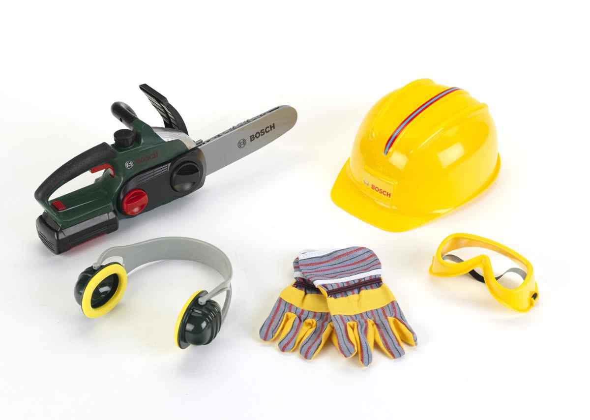 Bosch Speelgoed Kettingzaag Set met accessoires