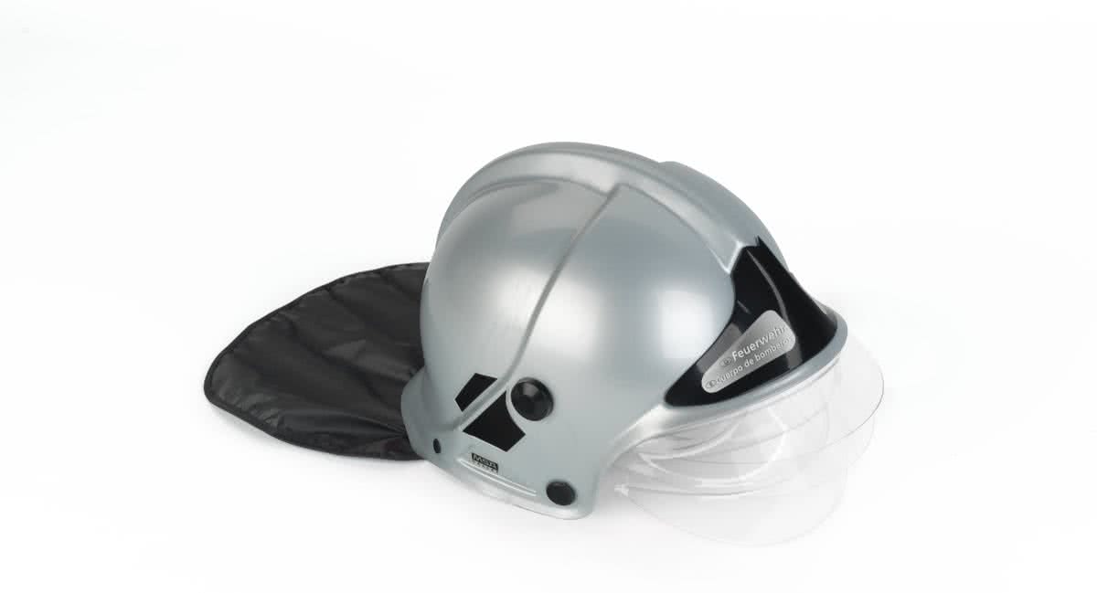 Brandweerhelm zilver