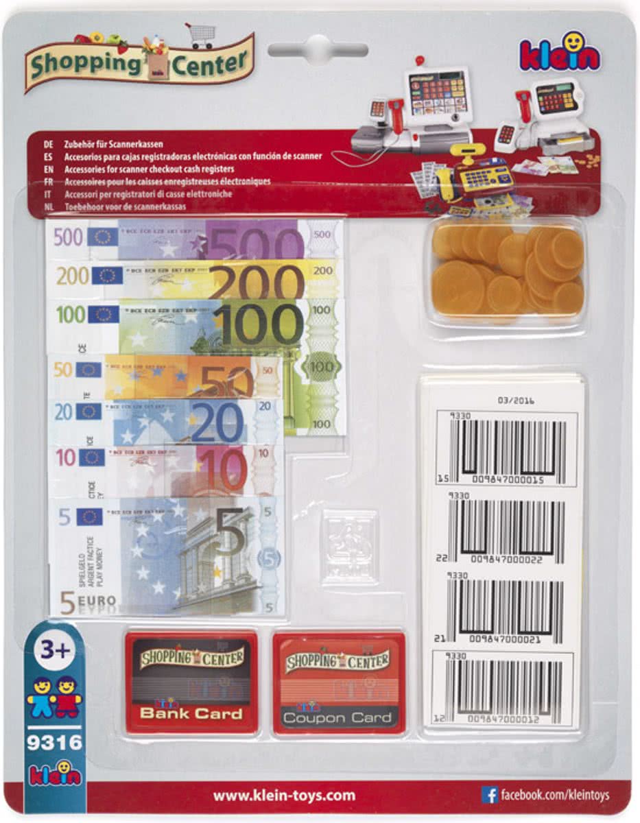 Speelgoed en accessoires voor speelgoedkassa