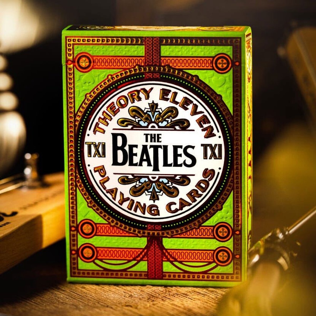 Theory11 The Beatles Playing Cards / Speelkaarten Green Version Playing Cards / Speelkaarten