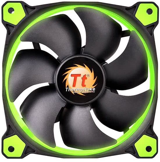 Thermaltake Riing 12 Led Case Fan - Green