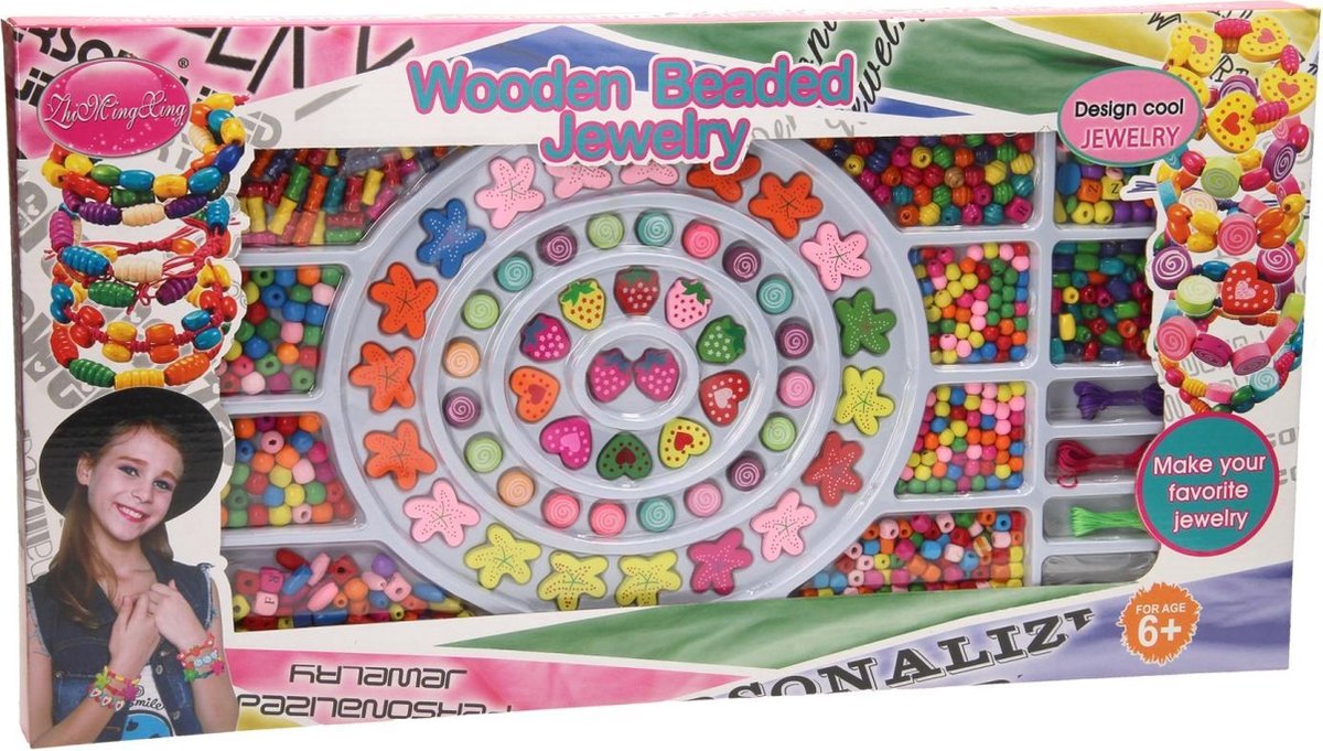 Houten Kralenset Sieraden