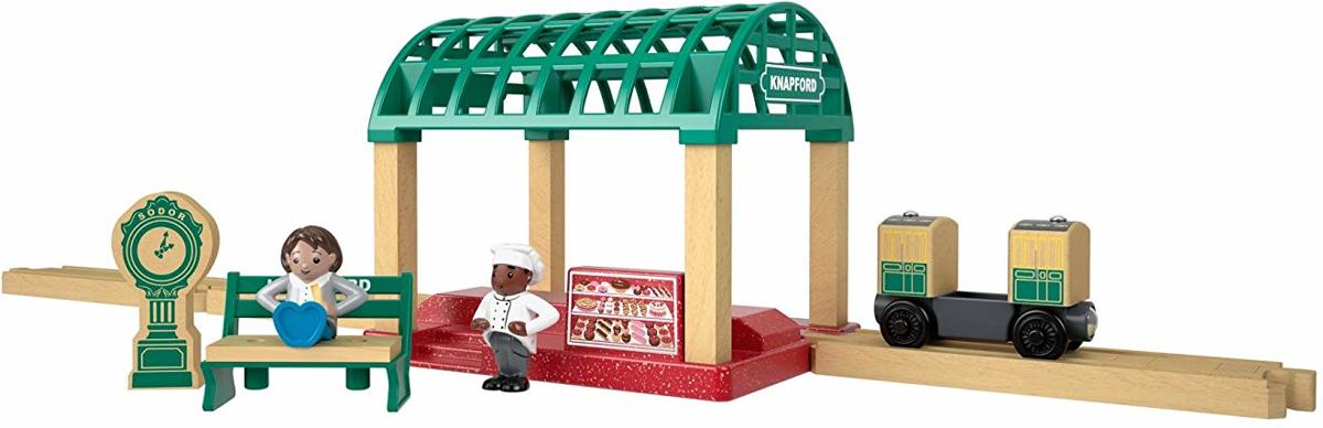 Thomas and Friends Thomas de Trein houten treinstation Knapford