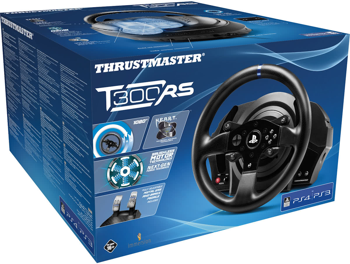 Thrustmaster T300 RS Racestuur - Zwart (PS4 + PS3 + PC)